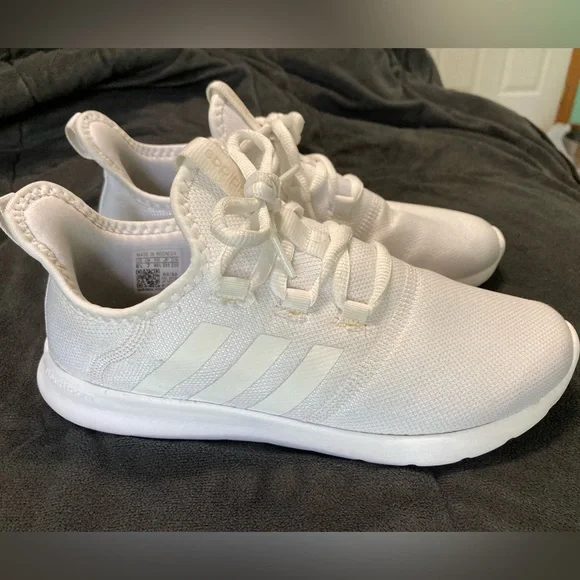 adidas | Shoes | Adidas Womens Casual Running Shoes Cloud Whitecloud  Whitegrey Two 85 | Poshmark